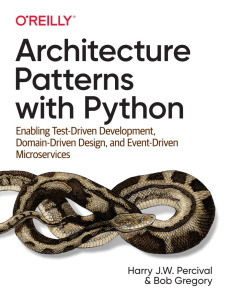 Architecture Patterns with Python book cover