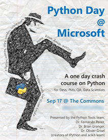 Python Day at Microsoft poster